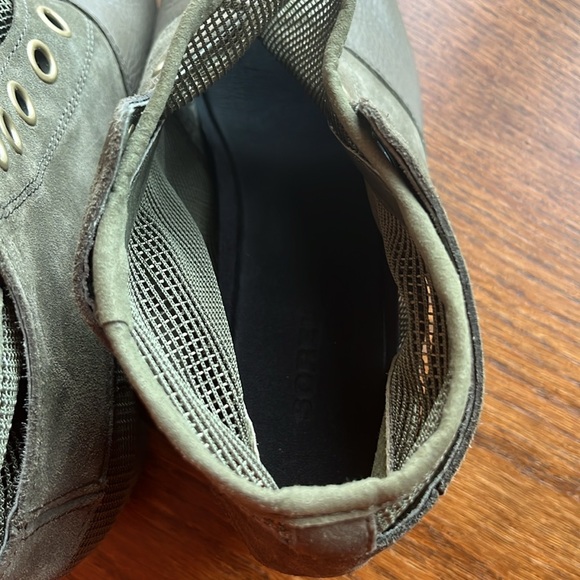 Sorel Joanie mesh wedge size 10.5 khaki green - Picture 5 of 6